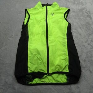 Bontrager Vest Womens XS Yellow Black Cycling Biking Windshell Profila Full Zip‎
